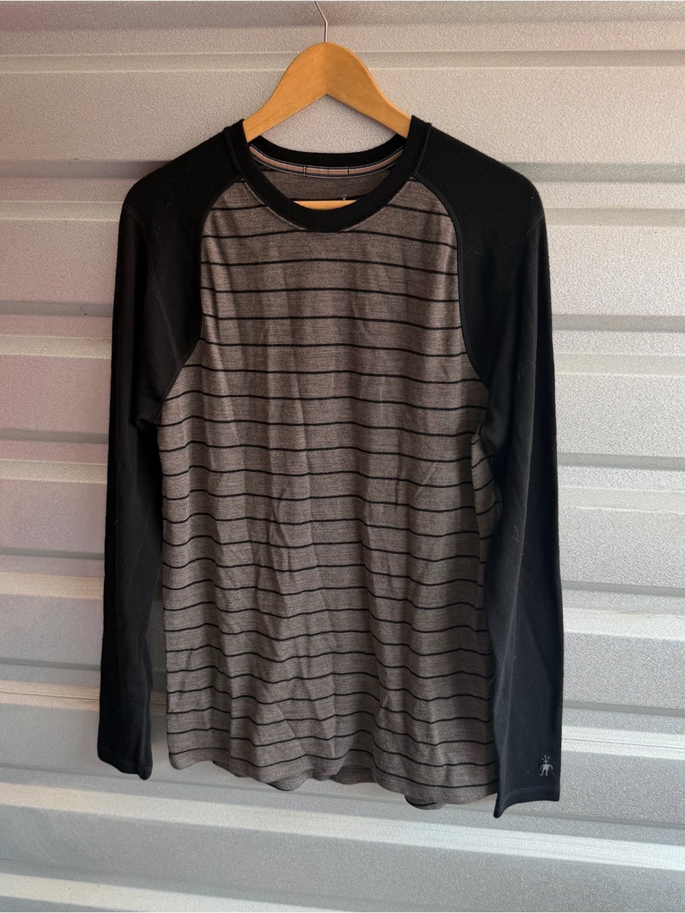 Smartwool striped merino wool long sleeve